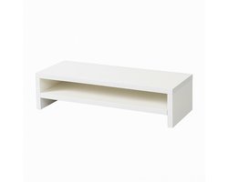 Monitorstandaard 2 Laags - 50cm x 20cm x 12cm - Wit