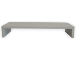 Monitorstandaard - 50cm x 20cm x 8cm - Wit - Beeldscherm Verhoger - Beeldschermtafel - Monitor Verhoger