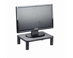 Monitorstandaard met kabelmanager - Zwart