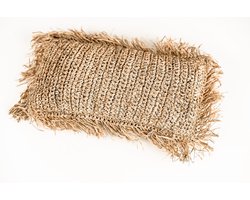 Monnarita TROP - Kussensloop - Zeegras - Boho Stijl - Franje