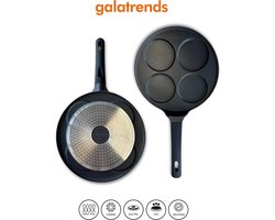 MONOO Pancake pan - Geschikt voor alle warmtebronnen - antiaanbaklaag - omeletpan