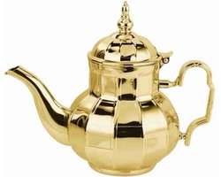MONOO Theepot Goud Istanbul RVS - 1.6 Liter - Turkse & Marokkaanse Theepotten