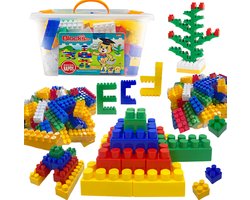 Montessori Constructiespeelgoed – 150-delige Bouwset – Kunststof Bouwblokken – Educatief & Creatief Speelgoed – Voor Kinderen