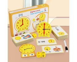 Montessori Klok Leermiddelen Schimmel Set, Kaart Kinderen Educatieve Leermiddelen, Educatieve Klokken, Kinderen Leren Klokken, Educatief Speelgoed Geschikt Voor Jongens En Meisjes