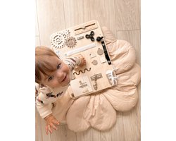 Montessori speelgoed - Activiteitenbord ENJOY - Motoriek speelgoed - Ontdekbord - Busy Board