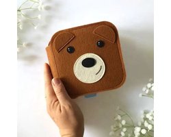 Montessori Speelgoedboekje Beer- Sensorisch Speelgoed 2 jaar 3 jaar - Busy board- Peuter Speelgoed- Educatief Speelgoed Jongens en Meisjes - Activiteitenboek voor Peuters - Speelgoed voor Onderweg - Kinderspeelgoed voor in de Auto