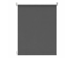 MONTKIARA Verduisterend Rolgordijn Klemmfix Donkergrijs 45x170cm – Met en Zonder Boren Thermorolgordijn