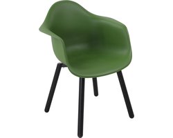 Montreux tuinstoel groen/zwart