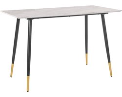 Monza-Bureau - Marmer Zwart/Goud