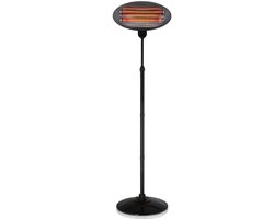 Monzana Infrarood Terrasverwarming - 3 Warmtestanden 2000 W - Zwart