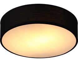 Monzana Plafondlamp 40W Rond - 38cm Fitting E27 - Zwart