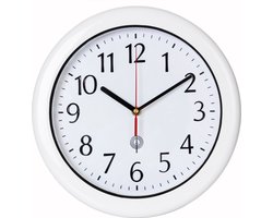 Monzana Wandklok - Automatische Tijdsverandering Waterdicht – Wit