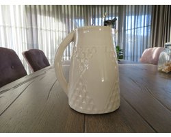 Mooie Vaas / Kan - Creme - 22 cm - Nostalgie