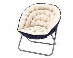 Moon Chair Opvouwbaar – Campingstoel – Loungestoel – Verstelbaar – Gevoerde Klapstoel