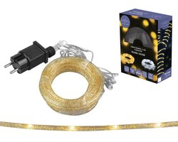 Moon in the Room - Decoratiesnoer 72 LED's met glitter - Zilver - Warm wit - IP44