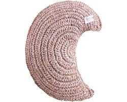 Moon - Raffia Sierkussen / Funkussen / Kussen van zeegras