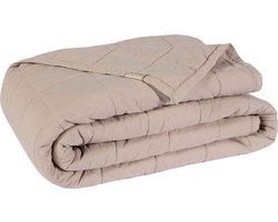 Moon Sprei - Bedsprei - 270x270 cm - Extra Zacht - Zand