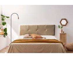 Moonia Hoofdbord - Kunstleer - Goud - Elegant en Duurzaam - 50 cm Hoogte - Gemakkelijk te Bevestigen