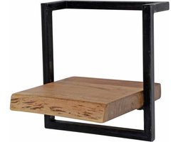 MOOS - wandplank edge 30cm / massief acacia naturel