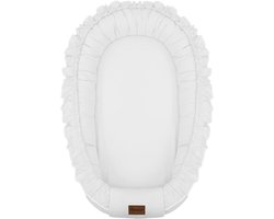 MorDesign - Babynest - Ruffle - Wit