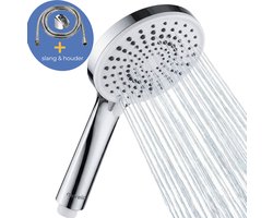 Morelia® Douchekop - Douchekop met Slang - Doucheset - Regendouche - 3 Sproeistanden - Waterbesparend - Chrome