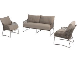 Moretti stoel bank loungeset 3 delig rope terre 4 Seasons Outdoor