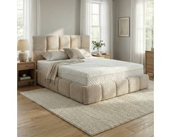 Mörgenn Bed Calma - Luxe Bedframe met Opbergruimte - Beige (Anthology 02) - 180x200 cm - Zonder Matras