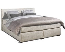 Mörgenn Boxspring Bloemendaal Monza - Pocketvering - Luxe topper - Zwart - 160x200 cm - Inclusief Dekbed en Kussens