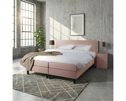 Mörgenn Boxspring Comforta - Pocketvering - Oud Roze - 120x200 cm - Inclusief Dekbed en Kussens