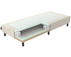 Mörgenn Ideal Boxspring - Losse Box - Luxe Bonellvering - Hotelkwaliteit - Beige - 90x200 cm - 30cm hoog