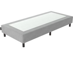 Mörgenn Ideal Boxspring - Losse Box - Luxe Bonellvering - Hotelkwaliteit - Lichtgrijs - 90x200 cm - 20cm hoog