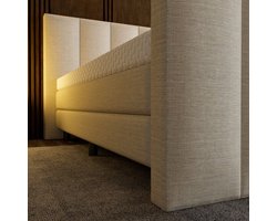 Mörgenn Luxe Boxspring Billy - Pocketvering - Luxe 6 baans hoofdbord - Luxe 6 baans voetbord + Luxe Suprême topper - Inclusief Dekbed en Kussens - Beige - 180x200 cm