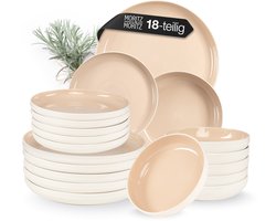 Moritz & Moritz 18-delige CAVO serviesset voor 6 personen Almond