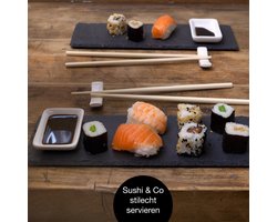 Moritz & Moritz Sushi Set Schiefer klein