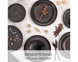 Moritz & Moritz VIDA 18-delig servies antraciet