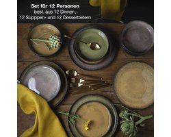 Moritz & Moritz VIDA 36-delig tafelservies vintage servies set digitaal