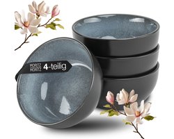 Moritz & Moritz VIDA 4-delige miso-kommen set blauw