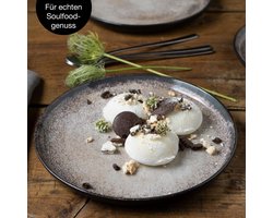 Moritz & Moritz VIDA 6tlg Dessertteller Beige