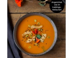 Moritz & Moritz VIDA 6tlg Suppenteller Anthrazit