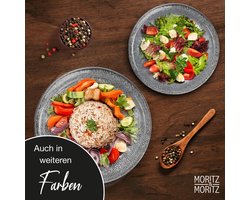 Moritz & Moritz VIDA antraciet schaal 2-delig set