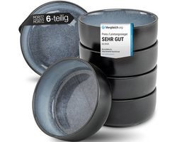 Moritz & Moritz VIDA Mueslikommen Set 6-delig Blauw - Ontbijtkommen voor 6 Persoons - Magnetron-vaatwasserbestendig