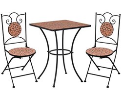 Mosaic Bistro Set 3-Piece - Patio and Garden Furniture