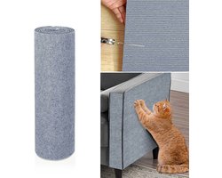 MOSEN- DIY-Krabmat voor katten - Zelfklevende krabplank voor katten - Knipbare zelfklevende klimmat voor katten - Slijtvaste en niet-chippende krabplank voor katten - Ter bescherming van tapijten, banken, meubelbeschermmatten (40x100cm)