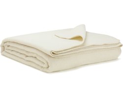 MoST - Ice Bear - 2-persoons bed deken - Nieuw-Zeelandse wol - 220 x 200 cm - wit