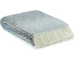 MoST - Wollen plaid Missoni Blu - 100% Nieuw-Zeelandse wol - 140 x 200 cm - blauw