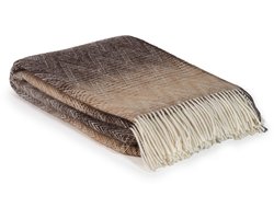 MoST - Wollen plaid Missoni Savane - 100% Nieuw-Zeelandse wol - 140 x 200 cm - multicolor bruin