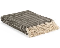 MoST - wollen plaid Rotan - 140 x 200 cm - groen