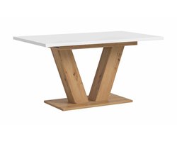 Motion eettafel V uitschuifbaar Artisan NB wit NB - 90x150x76cm