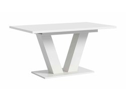 Motion eettafel V uitschuifbaar wit NB wit NB - 90x150x76cm