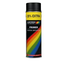 Motip primer - grondverf - spuitbus - zwart - sneldrogend - 500 ml